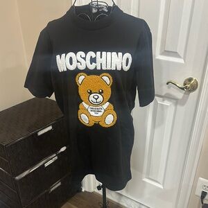 Moschino Black Teddy Bear Short Sleeve Tee